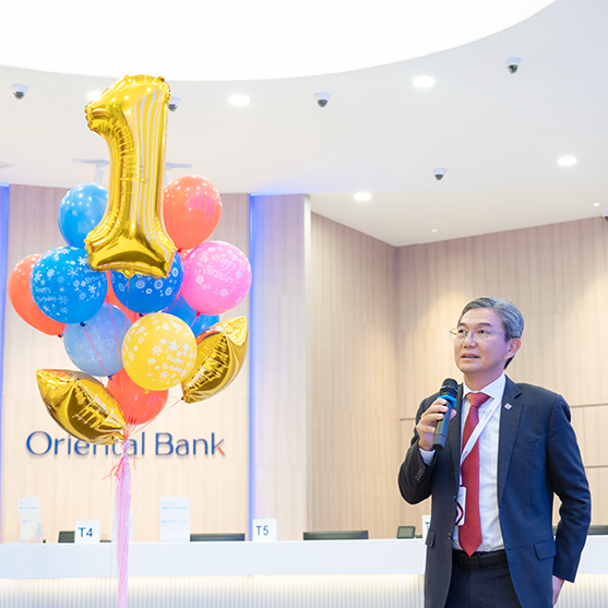 Happy 1st anniversary of Oriental Bank!