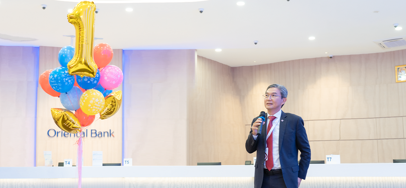 Happy 1st anniversary of Oriental Bank!