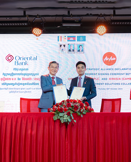 AirAsia and Oriental Bank Cambodia Announce Strategic Collaboration for Seamless Payment Solutions