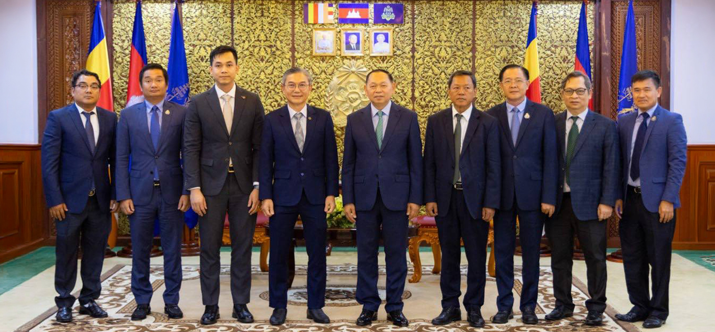 Courtesy visit to H.E. Chhay Rithisen, Minister of Rural Development