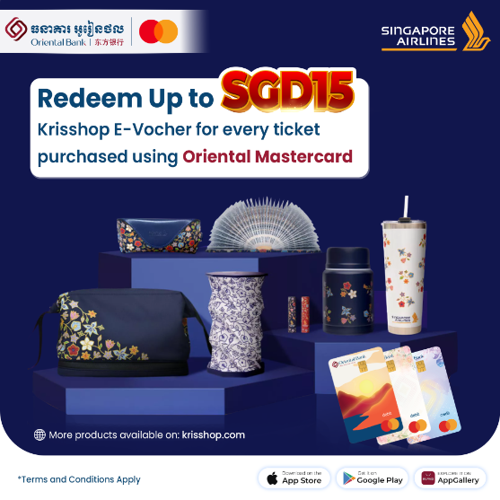 Redeem up to SGD15 KrisShop E-voucher