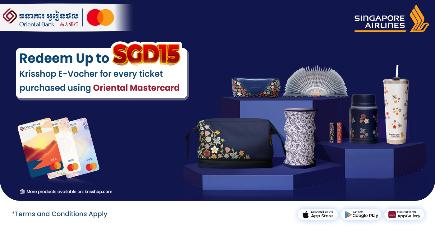 Redeem up to SGD15 KrisShop E-voucher