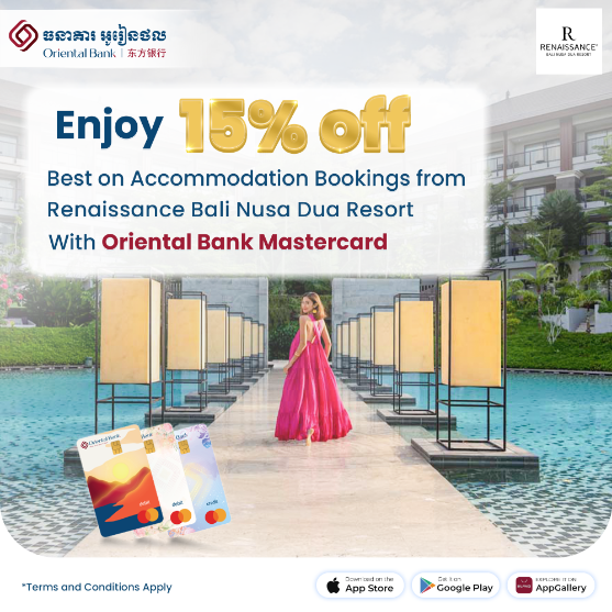 15% off Best on Accommodation Bookings from Renaissance Bali Nusa Dua Resort