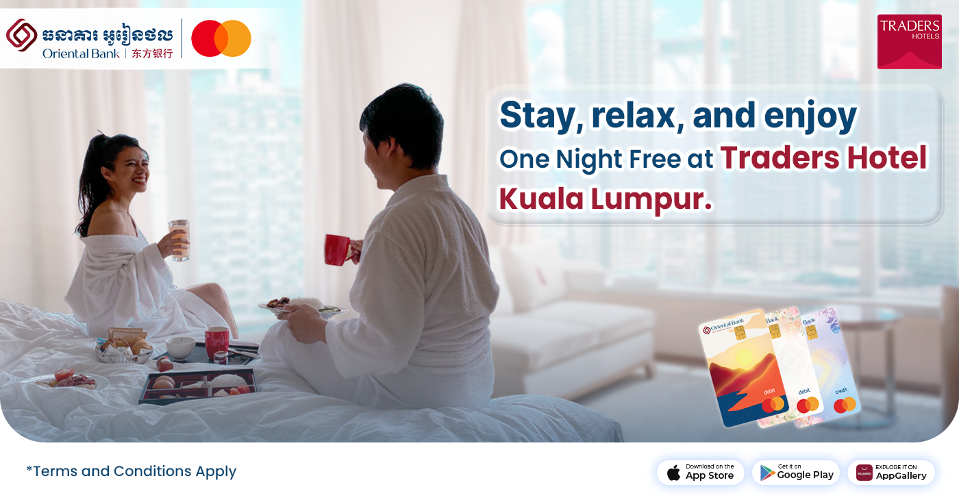 Stay, relax, and enjoy One Night Free at Traders Hotel, Kuala Lumpur.