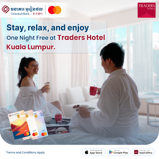 Stay, relax, and enjoy One Night Free at Traders Hotel, Kuala Lumpur.